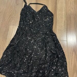 Black Sparkly Dress Size S